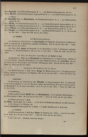 Kaiserlich-königliches Armee-Verordnungsblatt: Personal-Angelegenheiten 19070628 Seite: 3