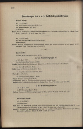 Kaiserlich-königliches Armee-Verordnungsblatt: Personal-Angelegenheiten 19070708 Seite: 4