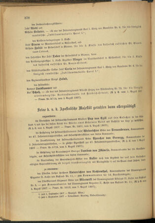 Kaiserlich-königliches Armee-Verordnungsblatt: Personal-Angelegenheiten 19070808 Seite: 8