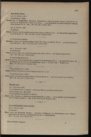 Kaiserlich-königliches Armee-Verordnungsblatt: Personal-Angelegenheiten 19071008 Seite: 9