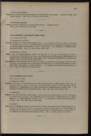 Kaiserlich-königliches Armee-Verordnungsblatt: Personal-Angelegenheiten 19071028 Seite: 7