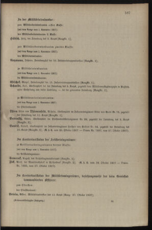 Kaiserlich-königliches Armee-Verordnungsblatt: Personal-Angelegenheiten 19071029 Seite: 59