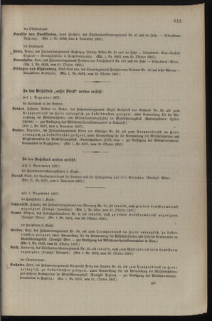 Kaiserlich-königliches Armee-Verordnungsblatt: Personal-Angelegenheiten 19071108 Seite: 11