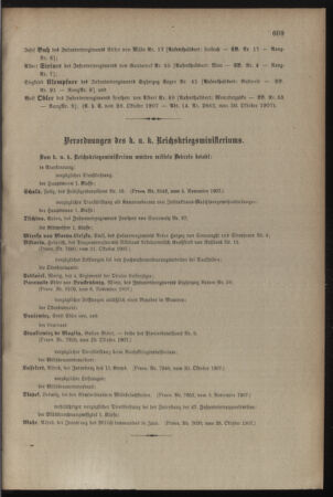 Kaiserlich-königliches Armee-Verordnungsblatt: Personal-Angelegenheiten 19071108 Seite: 7