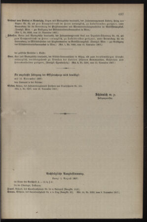 Kaiserlich-königliches Armee-Verordnungsblatt: Personal-Angelegenheiten 19071118 Seite: 23