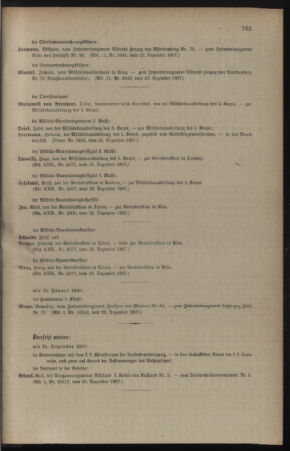 Kaiserlich-königliches Armee-Verordnungsblatt: Personal-Angelegenheiten 19071228 Seite: 13