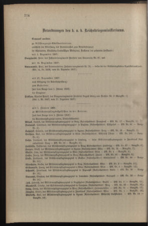 Kaiserlich-königliches Armee-Verordnungsblatt: Personal-Angelegenheiten 19071228 Seite: 4