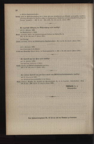 Kaiserlich-königliches Armee-Verordnungsblatt: Personal-Angelegenheiten 19080128 Seite: 10