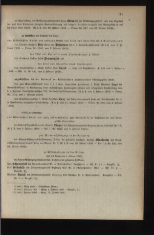 Kaiserlich-königliches Armee-Verordnungsblatt: Personal-Angelegenheiten 19080208 Seite: 5