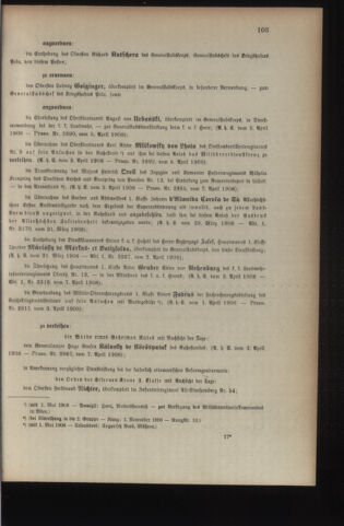 Kaiserlich-königliches Armee-Verordnungsblatt: Personal-Angelegenheiten 19080408 Seite: 3