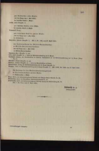 Kaiserlich-königliches Armee-Verordnungsblatt: Personal-Angelegenheiten 19080429 Seite: 101