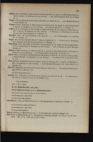 Kaiserlich-königliches Armee-Verordnungsblatt: Personal-Angelegenheiten 19080429 Seite: 81