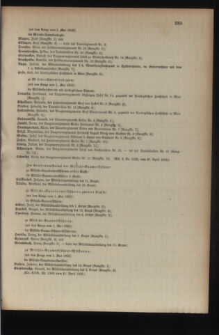 Kaiserlich-königliches Armee-Verordnungsblatt: Personal-Angelegenheiten 19080429 Seite: 99