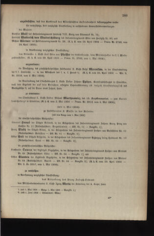 Kaiserlich-königliches Armee-Verordnungsblatt: Personal-Angelegenheiten 19080508 Seite: 3