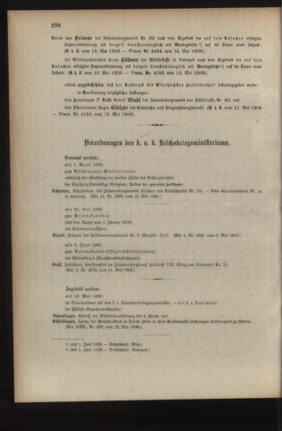 Kaiserlich-königliches Armee-Verordnungsblatt: Personal-Angelegenheiten 19080518 Seite: 2