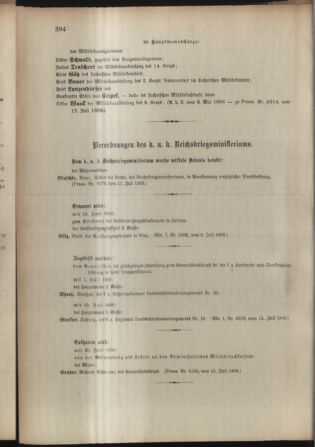 Kaiserlich-königliches Armee-Verordnungsblatt: Personal-Angelegenheiten 19080718 Seite: 4