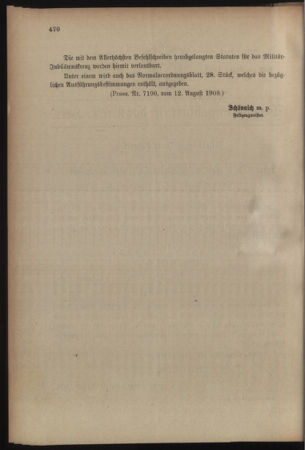 Kaiserlich-königliches Armee-Verordnungsblatt: Personal-Angelegenheiten 19080818 Seite: 32