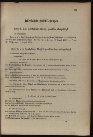 Kaiserlich-königliches Armee-Verordnungsblatt: Personal-Angelegenheiten 19080818 Seite: 37