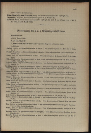 Kaiserlich-königliches Armee-Verordnungsblatt: Personal-Angelegenheiten 19080818 Seite: 7