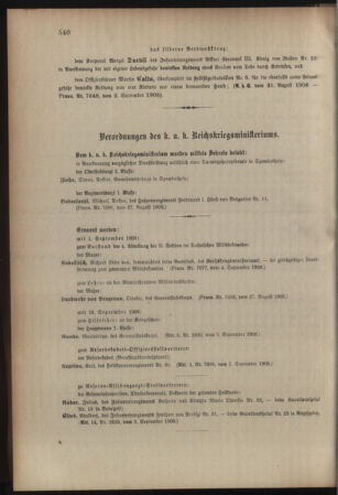 Kaiserlich-königliches Armee-Verordnungsblatt: Personal-Angelegenheiten 19080907 Seite: 4