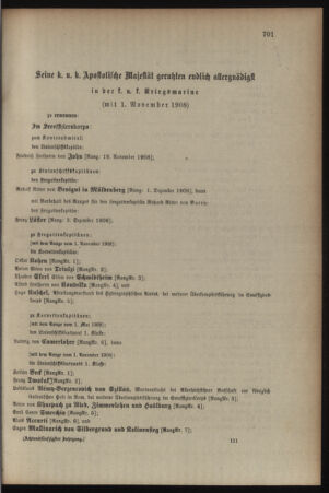 Kaiserlich-königliches Armee-Verordnungsblatt: Personal-Angelegenheiten 19081031 Seite: 77