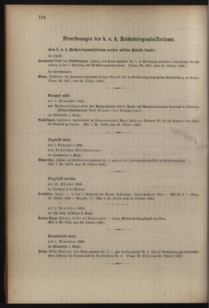 Kaiserlich-königliches Armee-Verordnungsblatt: Personal-Angelegenheiten 19081031 Seite: 92