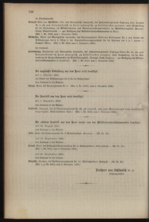 Kaiserlich-königliches Armee-Verordnungsblatt: Personal-Angelegenheiten 19081107 Seite: 10