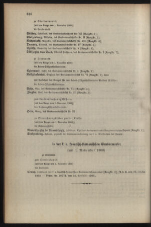 Kaiserlich-königliches Armee-Verordnungsblatt: Personal-Angelegenheiten 19081128 Seite: 78