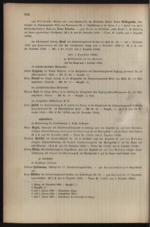 Kaiserlich-königliches Armee-Verordnungsblatt: Personal-Angelegenheiten 19081207 Seite: 6