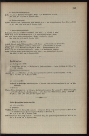 Kaiserlich-königliches Armee-Verordnungsblatt: Personal-Angelegenheiten 19081229 Seite: 13