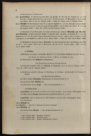 Kaiserlich-königliches Armee-Verordnungsblatt: Personal-Angelegenheiten 19090108 Seite: 2