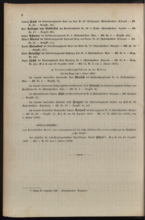 Kaiserlich-königliches Armee-Verordnungsblatt: Personal-Angelegenheiten 19090108 Seite: 6