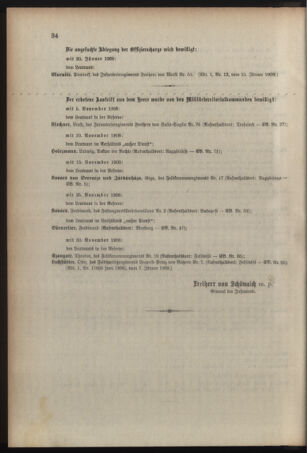 Kaiserlich-königliches Armee-Verordnungsblatt: Personal-Angelegenheiten 19090118 Seite: 20