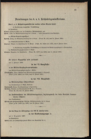 Kaiserlich-königliches Armee-Verordnungsblatt: Personal-Angelegenheiten 19090118 Seite: 5