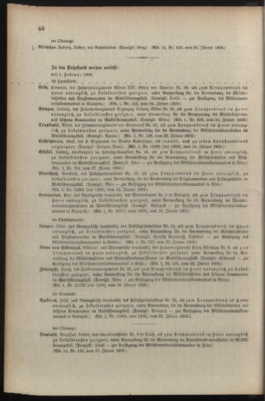 Kaiserlich-königliches Armee-Verordnungsblatt: Personal-Angelegenheiten 19090128 Seite: 14