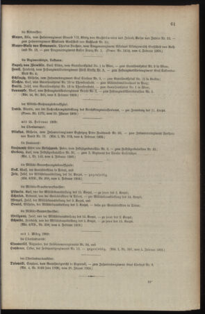 Kaiserlich-königliches Armee-Verordnungsblatt: Personal-Angelegenheiten 19090208 Seite: 11