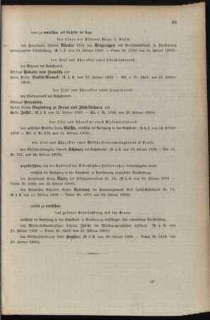 Kaiserlich-königliches Armee-Verordnungsblatt: Personal-Angelegenheiten 19090226 Seite: 3