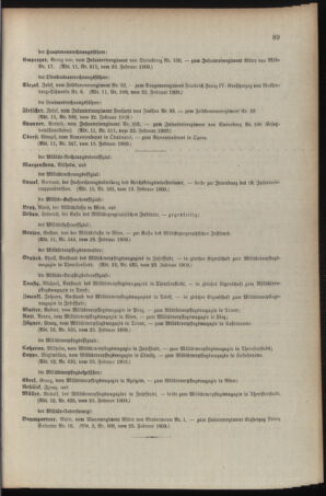 Kaiserlich-königliches Armee-Verordnungsblatt: Personal-Angelegenheiten 19090226 Seite: 7