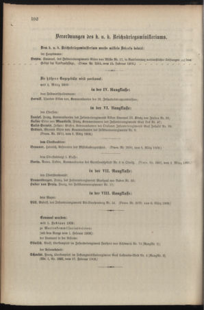 Kaiserlich-königliches Armee-Verordnungsblatt: Personal-Angelegenheiten 19090309 Seite: 6