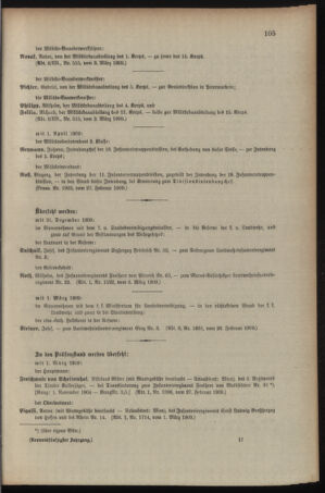 Kaiserlich-königliches Armee-Verordnungsblatt: Personal-Angelegenheiten 19090309 Seite: 9