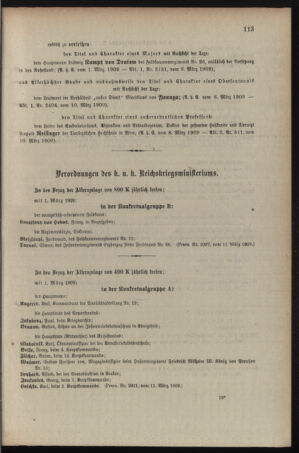 Kaiserlich-königliches Armee-Verordnungsblatt: Personal-Angelegenheiten 19090312 Seite: 3