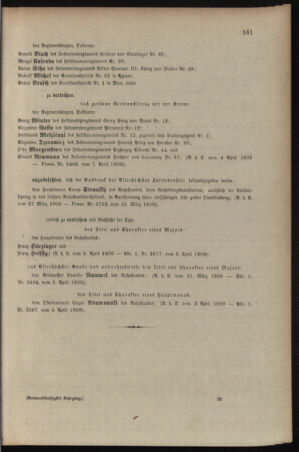 Kaiserlich-königliches Armee-Verordnungsblatt: Personal-Angelegenheiten 19090408 Seite: 11