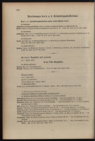 Kaiserlich-königliches Armee-Verordnungsblatt: Personal-Angelegenheiten 19090408 Seite: 12