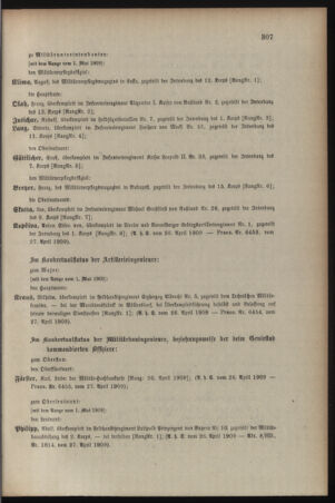 Kaiserlich-königliches Armee-Verordnungsblatt: Personal-Angelegenheiten 19090428 Seite: 95