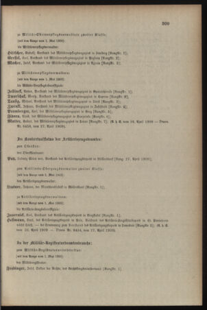 Kaiserlich-königliches Armee-Verordnungsblatt: Personal-Angelegenheiten 19090428 Seite: 97