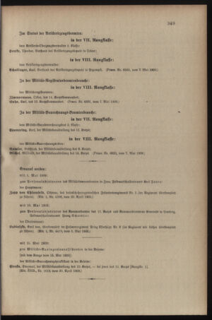 Kaiserlich-königliches Armee-Verordnungsblatt: Personal-Angelegenheiten 19090508 Seite: 13