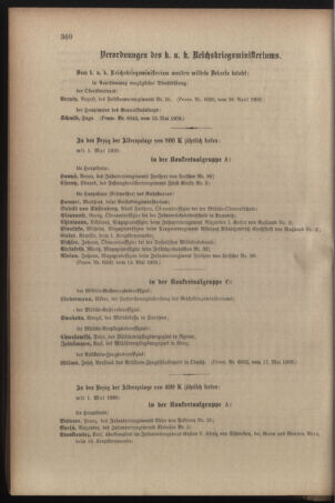 Kaiserlich-königliches Armee-Verordnungsblatt: Personal-Angelegenheiten 19090518 Seite: 4