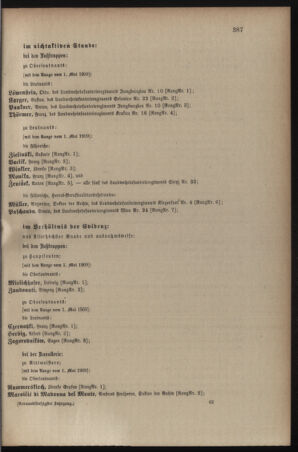 Kaiserlich-königliches Armee-Verordnungsblatt: Personal-Angelegenheiten 19090528 Seite: 17