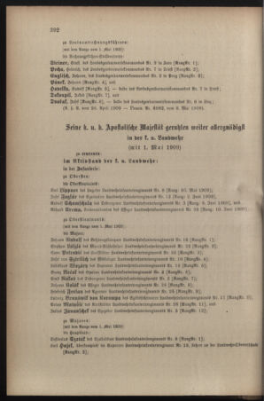 Kaiserlich-königliches Armee-Verordnungsblatt: Personal-Angelegenheiten 19090528 Seite: 22