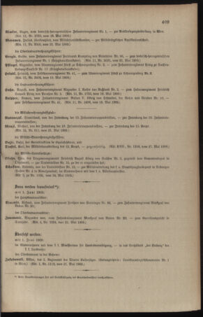 Kaiserlich-königliches Armee-Verordnungsblatt: Personal-Angelegenheiten 19090528 Seite: 39